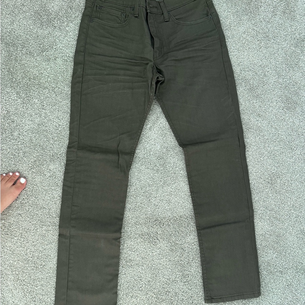 Men's Olive Jeans